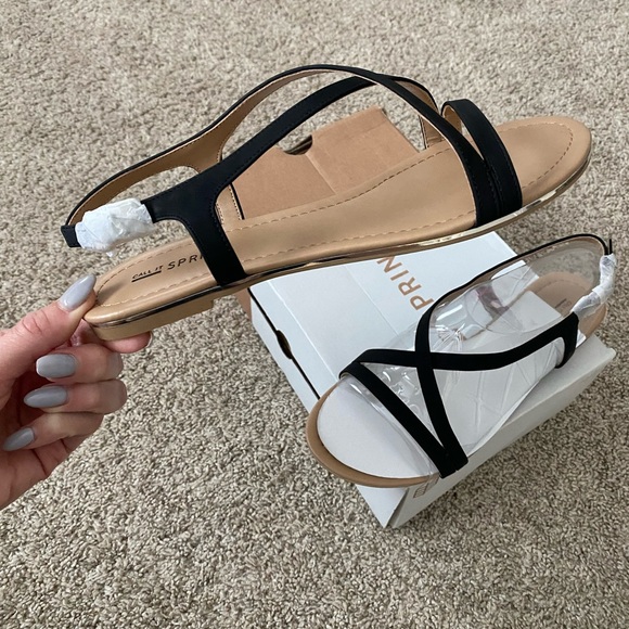 NWT Women’s black Call It Spring Sandals size 7 - Picture 9 of 11